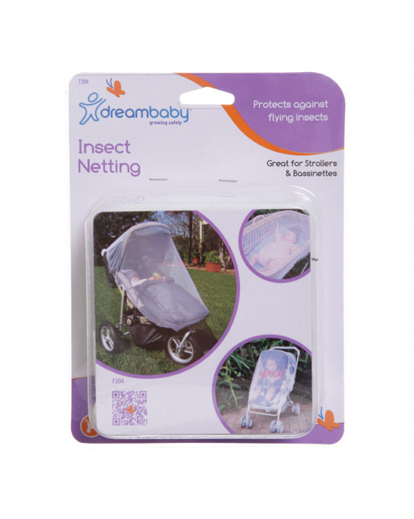 Universal Fly Bug Insect Net Mosquito net Protection Cover for Pushchair Car seat Baby pram Buggy carrycot Bed Stroller Bassinet Basket and Travel Cot White 