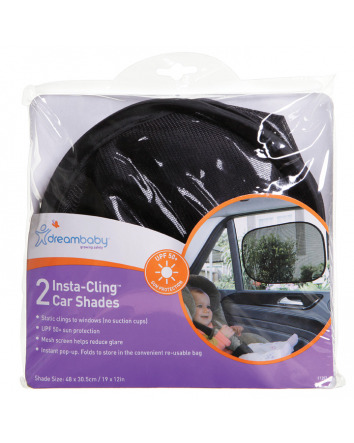 INSTA-CLING® CAR SHADES 2 PACK BLACK